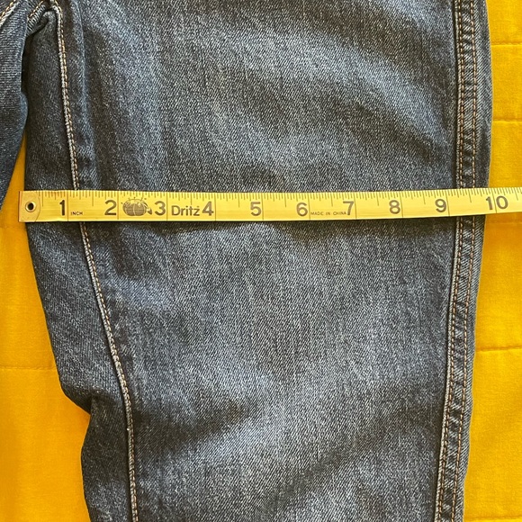 EUC - High-Rise, Dark Wash Banana Republic Curvy Straight Jeans, Size 25/0 - Picture 7 of 8